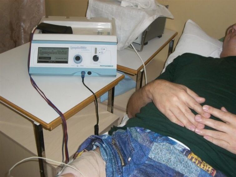 Procedimientos fisioterapéuticos en el tratamiento de la prostatitis.